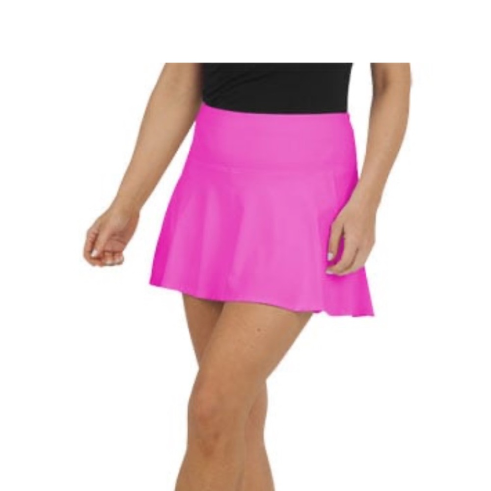 IBKUL Pink Mini Skater Skirt for Resort Wear